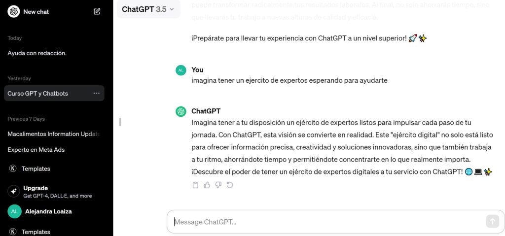 Alejandra Loaiza- Curso ChatGpt